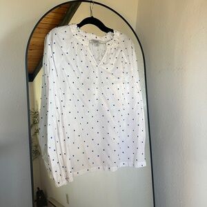 Croft&Barrow White Cotton Blouse